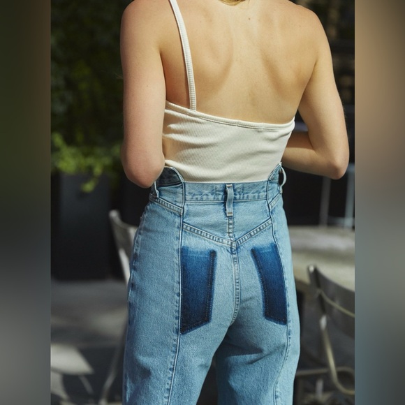 Agolde pieced angle denim jeans - Picture 3 of 7